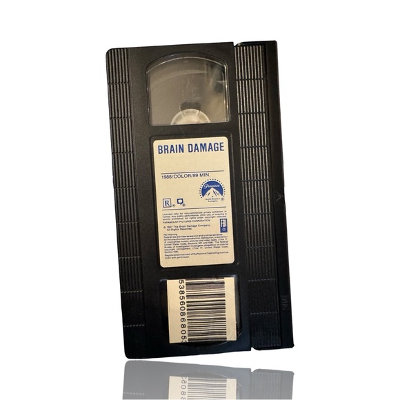 Brain Damage VHS: Horror-Comedy: Paramount: Rare-Find: GUC: Horror Film - Picture 5 of 8